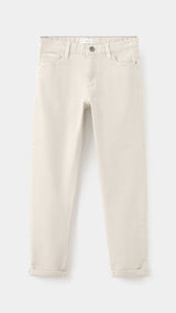 Mango trousers peru in beige-021