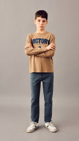 Mango trousers peru in navy-001