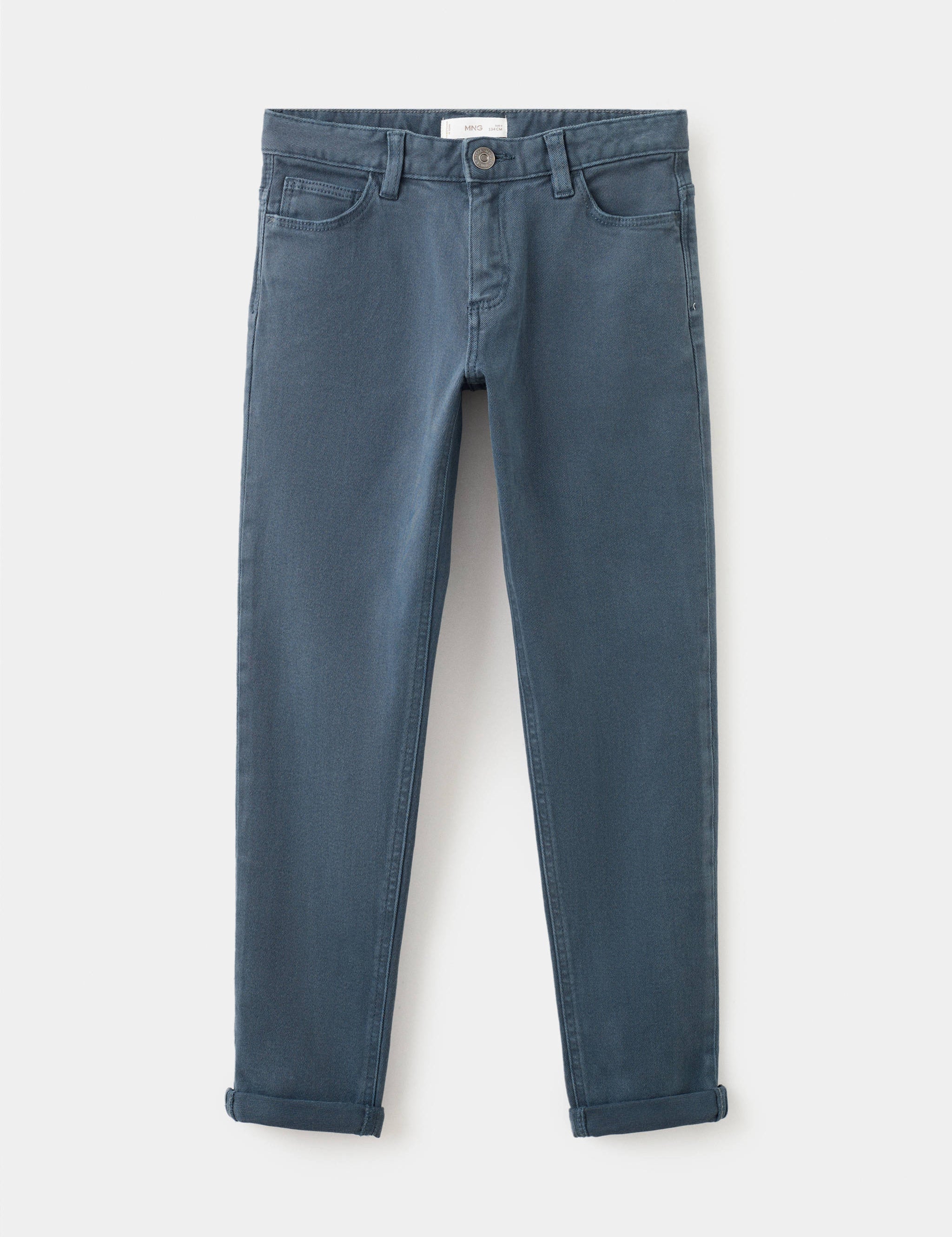 Mango trousers peru in navy-021