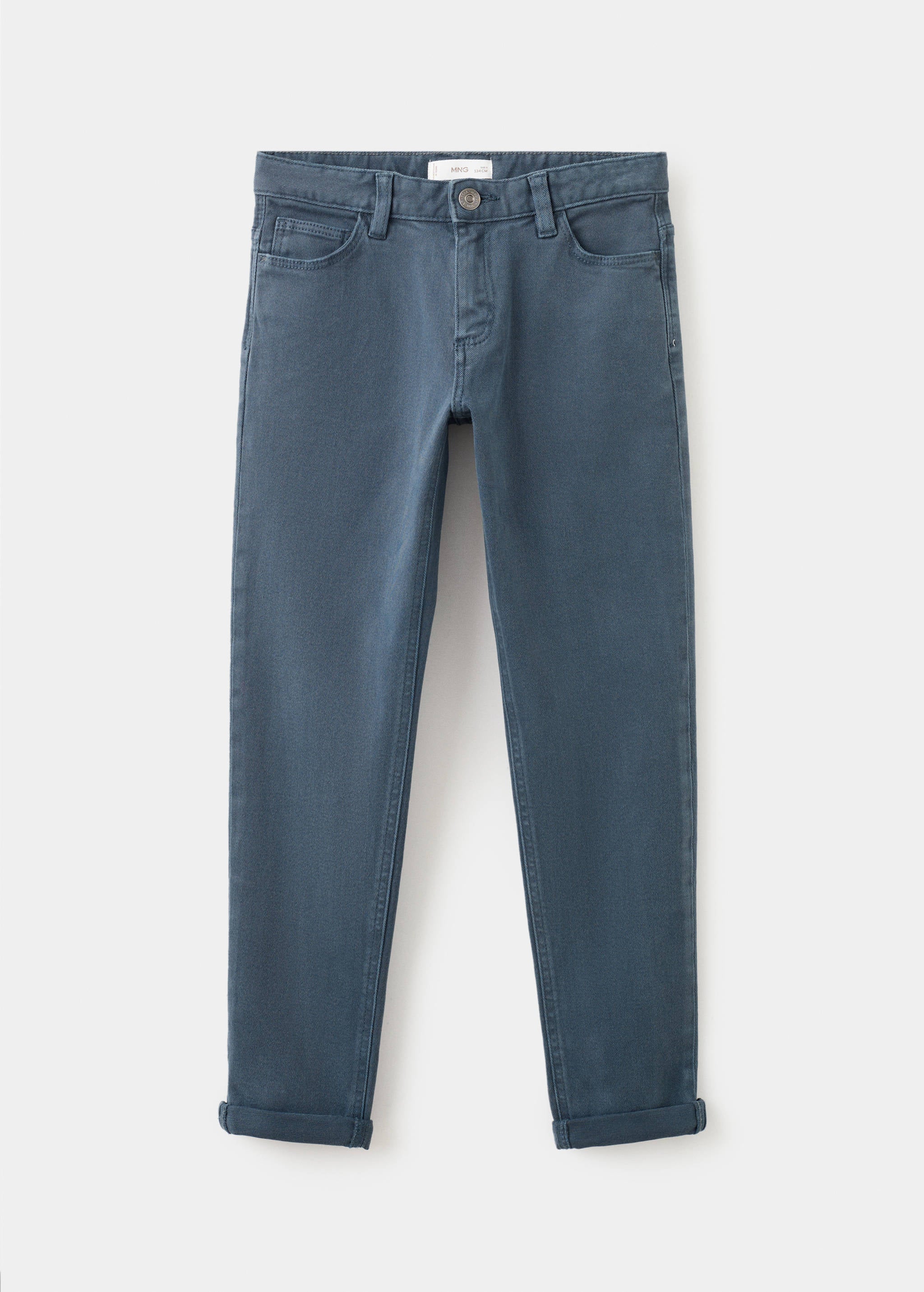Mango trousers peru in navy-021