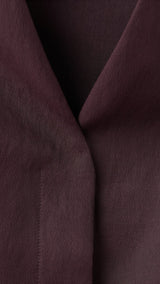 Mango blouse cherry in eggplant - Image 6