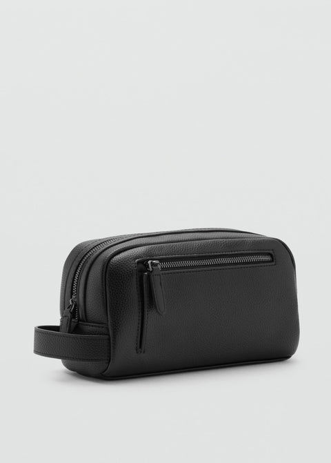 Mango handbag toiletxs in black