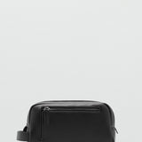 Mango handbag toiletxs in black - Image 2