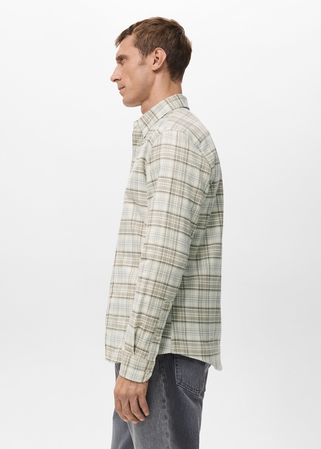 Mango shirt brighton in sand - Image 5