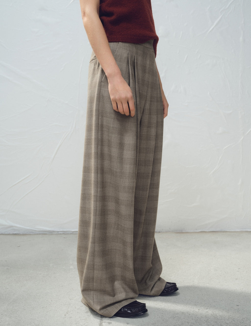 Mango trousers natalie in brown - Image 1