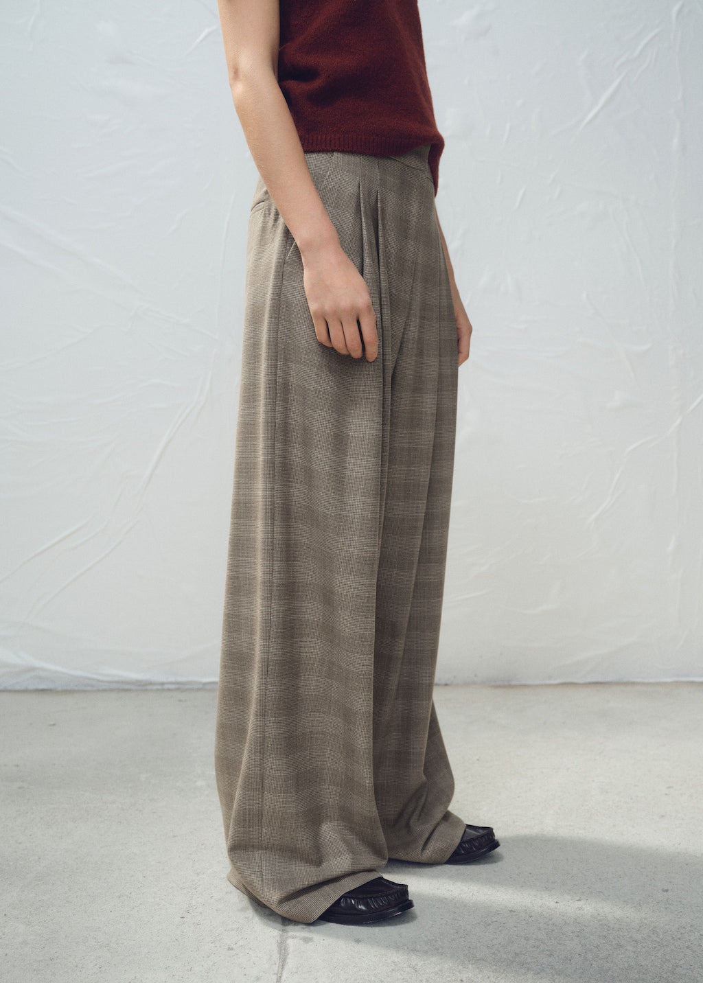 Mango trousers natalie in brown - Image 1
