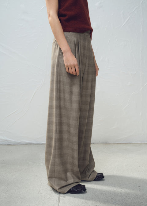 Mango trousers natalie in brown