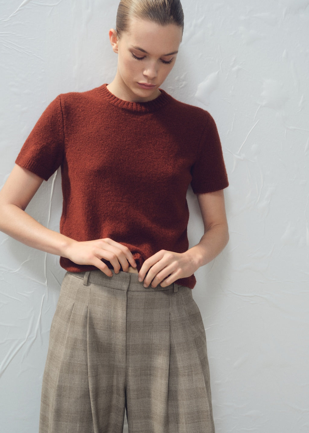 Mango trousers natalie in brown - Image 4