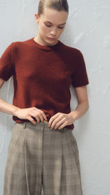 Mango trousers natalie in brown - Image 4