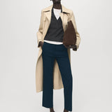 Mango trousers newcola in navy-001