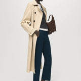 Mango trousers newcola in navy-008