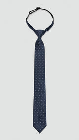 Mango tie punti in navy - Image 2