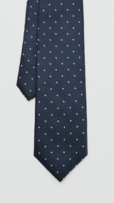 Mango tie punti in navy - Image 3