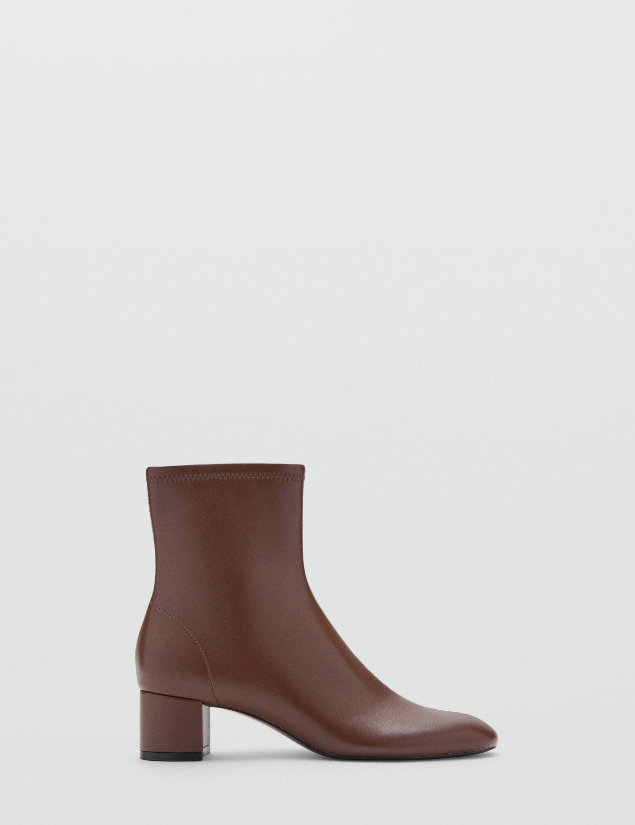Mango ankle boots eril in chocolate-051
