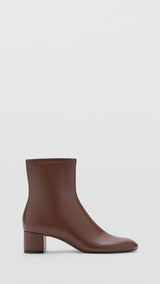 Mango ankle boots eril in chocolate-051