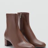 Mango ankle boots eril in chocolate-052
