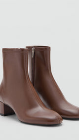 Mango ankle boots eril in chocolate-052