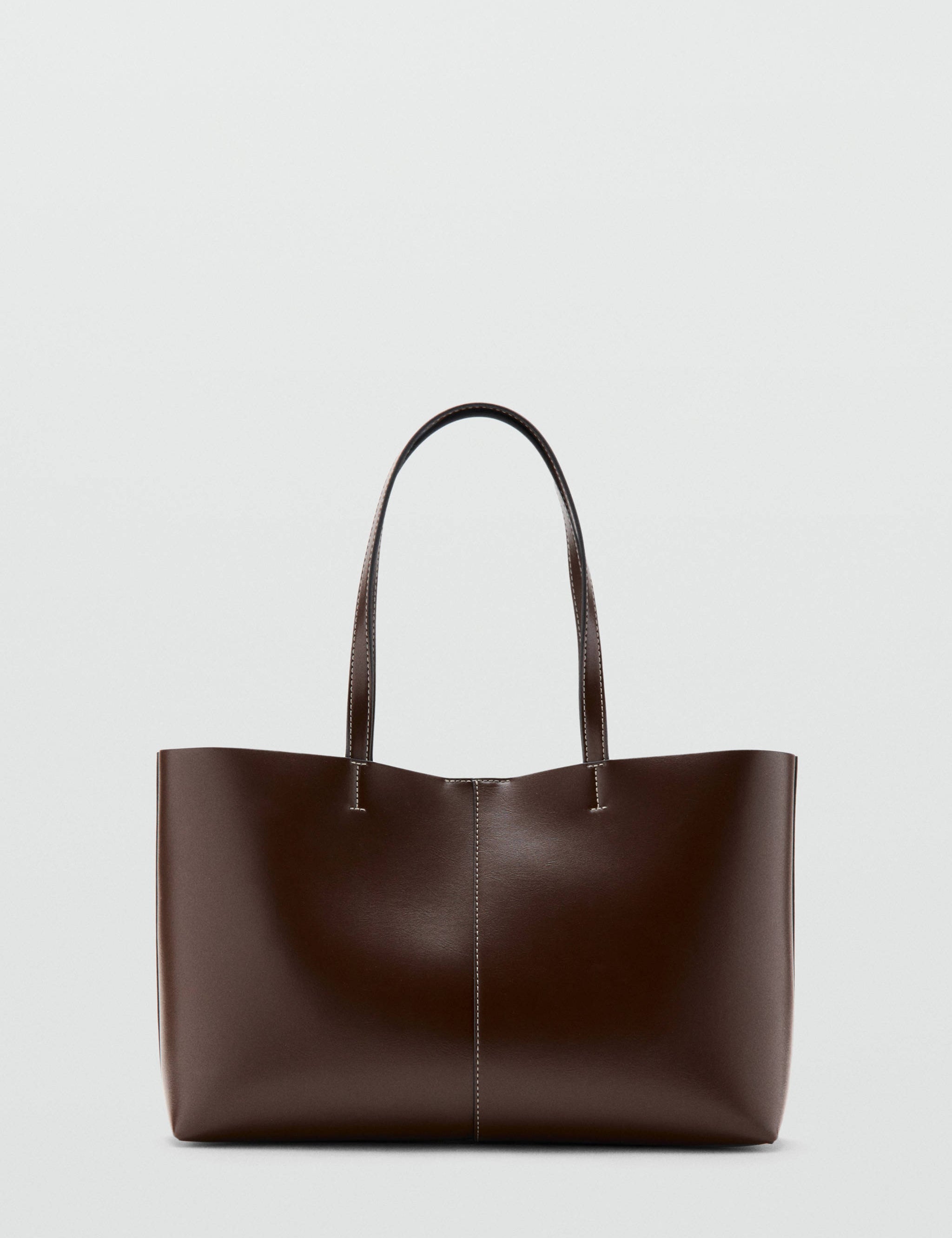 Mango shoulder bag manu in brown-051