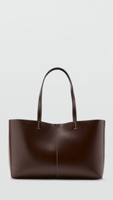 Mango shoulder bag manu in brown-051