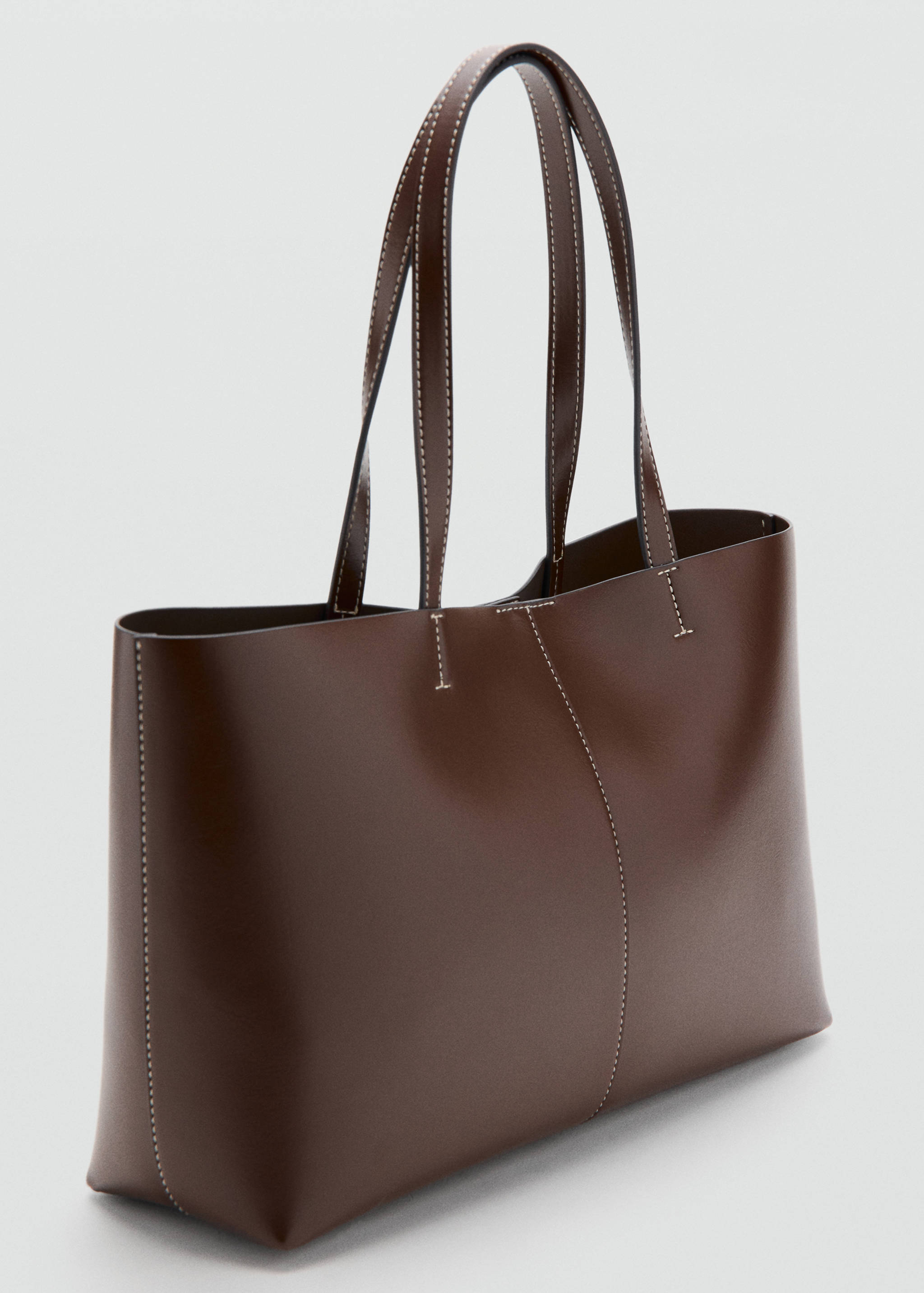 Mango shoulder bag manu in brown-052