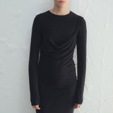 Mango dress nilo in dark vigore grey - Image 1
