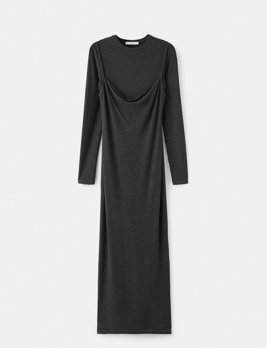 Mango dress nilo in dark vigore grey - Image 2