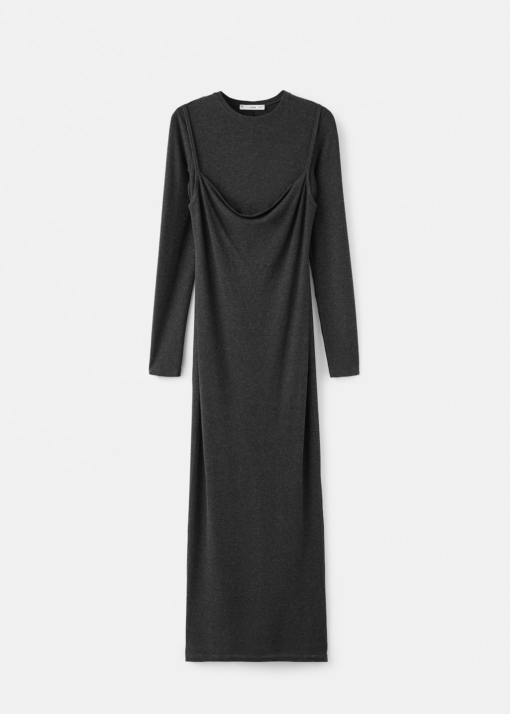 Mango dress nilo in dark vigore grey - Image 2