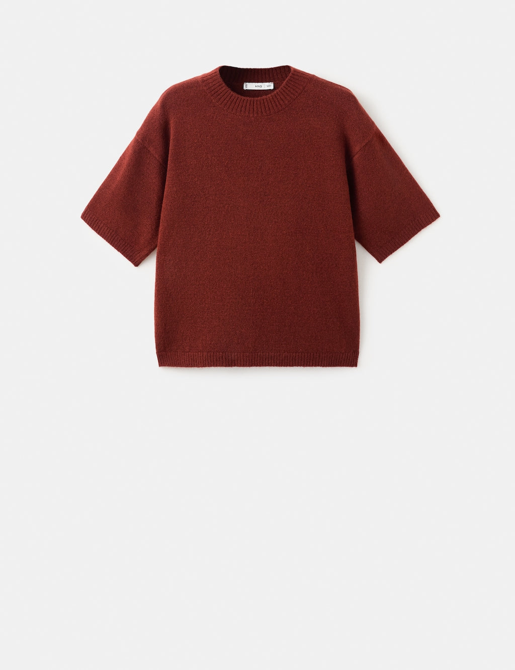 Mango sweater arcilla in terracotta - Image 2