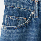 Mango skirt harper in dark denim - Image 3
