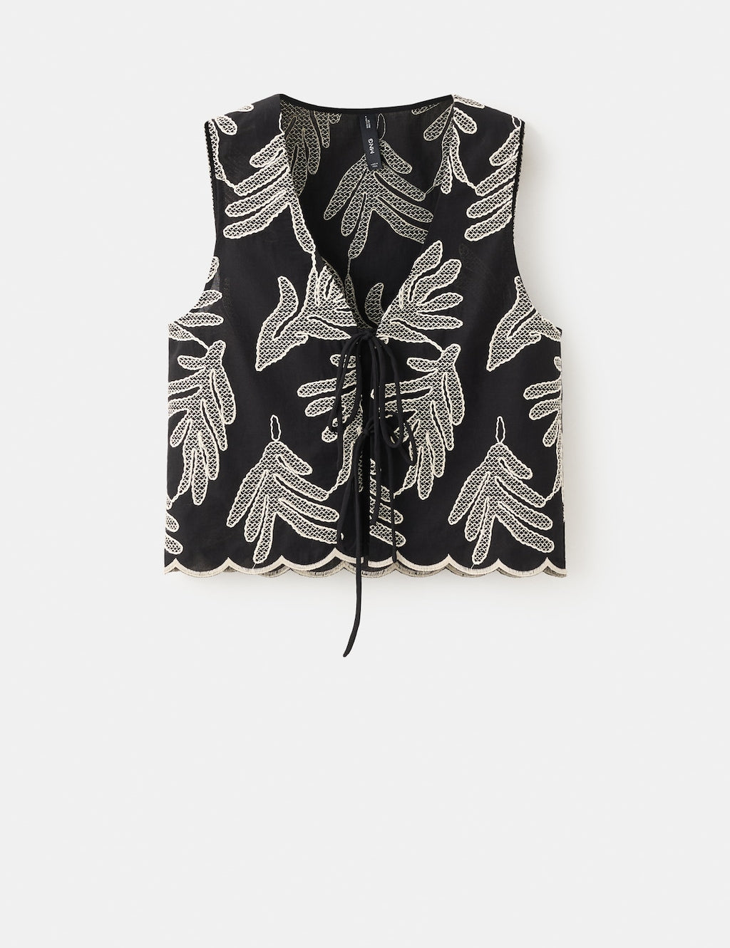 Mango vest ginger in black - Image 2