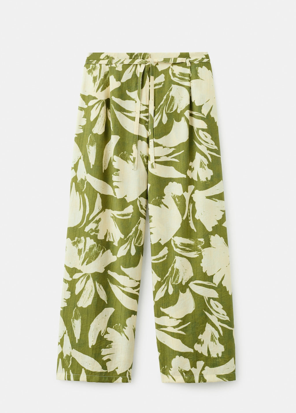 Mango trousers spin in green - Image 2