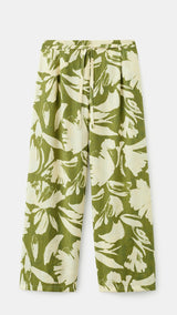 Mango trousers spin in green - Image 2