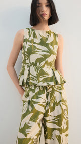 Mango trousers spin in green - Image 4