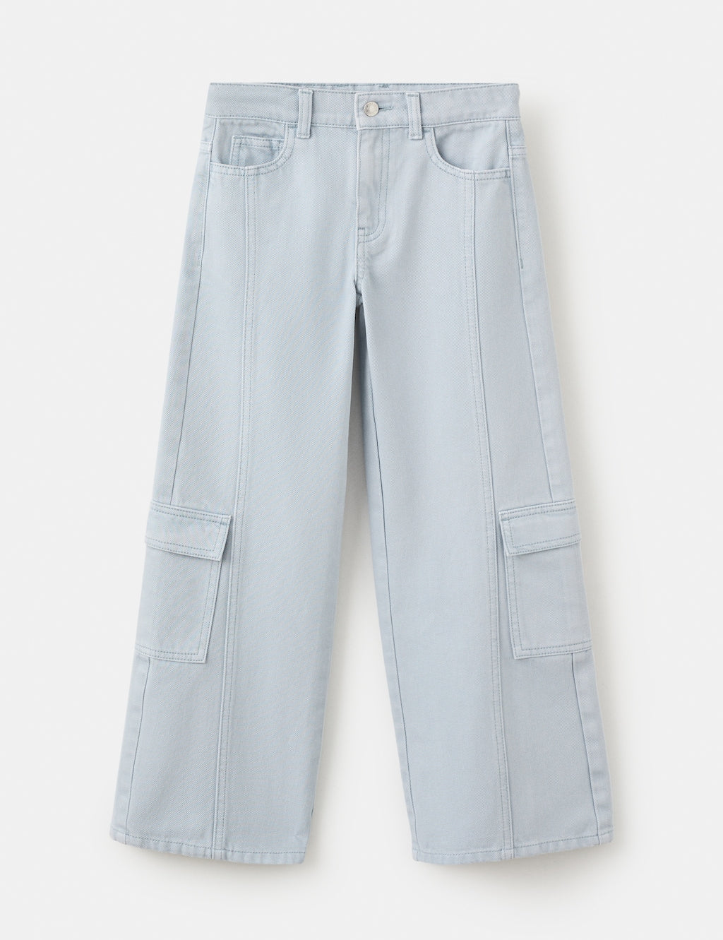 Mango jeans cargo in celestial - Image 2
