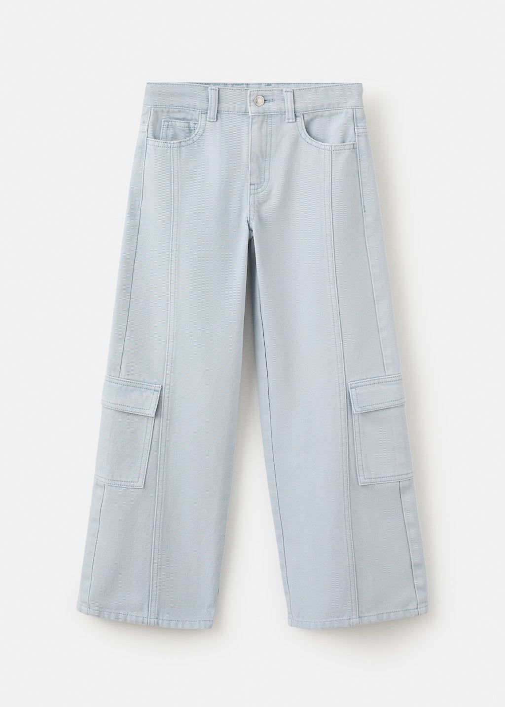 Mango jeans cargo in celestial - Image 2