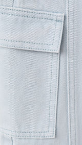 Mango jeans cargo in celestial - Image 4
