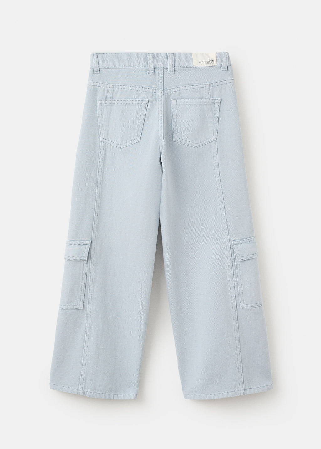 Mango jeans cargo in celestial - Image 5