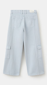 Mango jeans cargo in celestial - Image 5