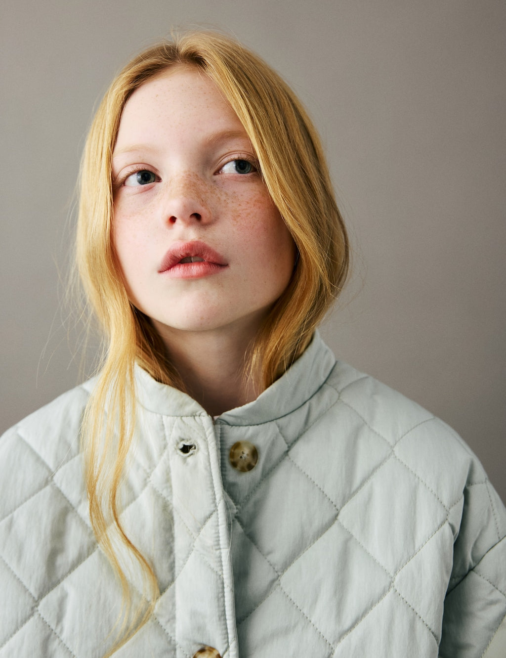 Mango puffer coat denise in water - Image 1