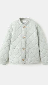 Mango puffer coat denise in water - Image 2