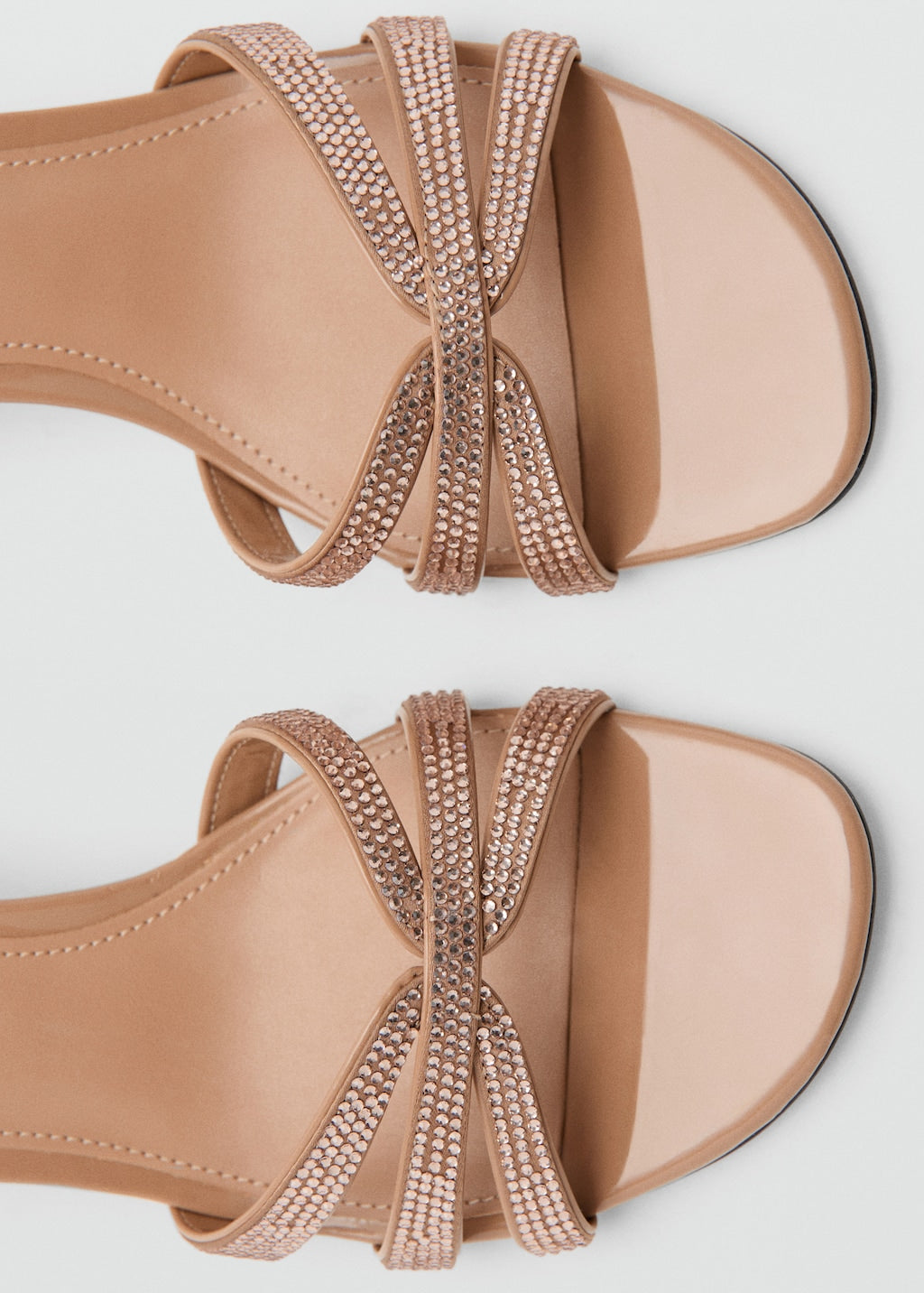 Mango sandals dorast in nude - Image 4