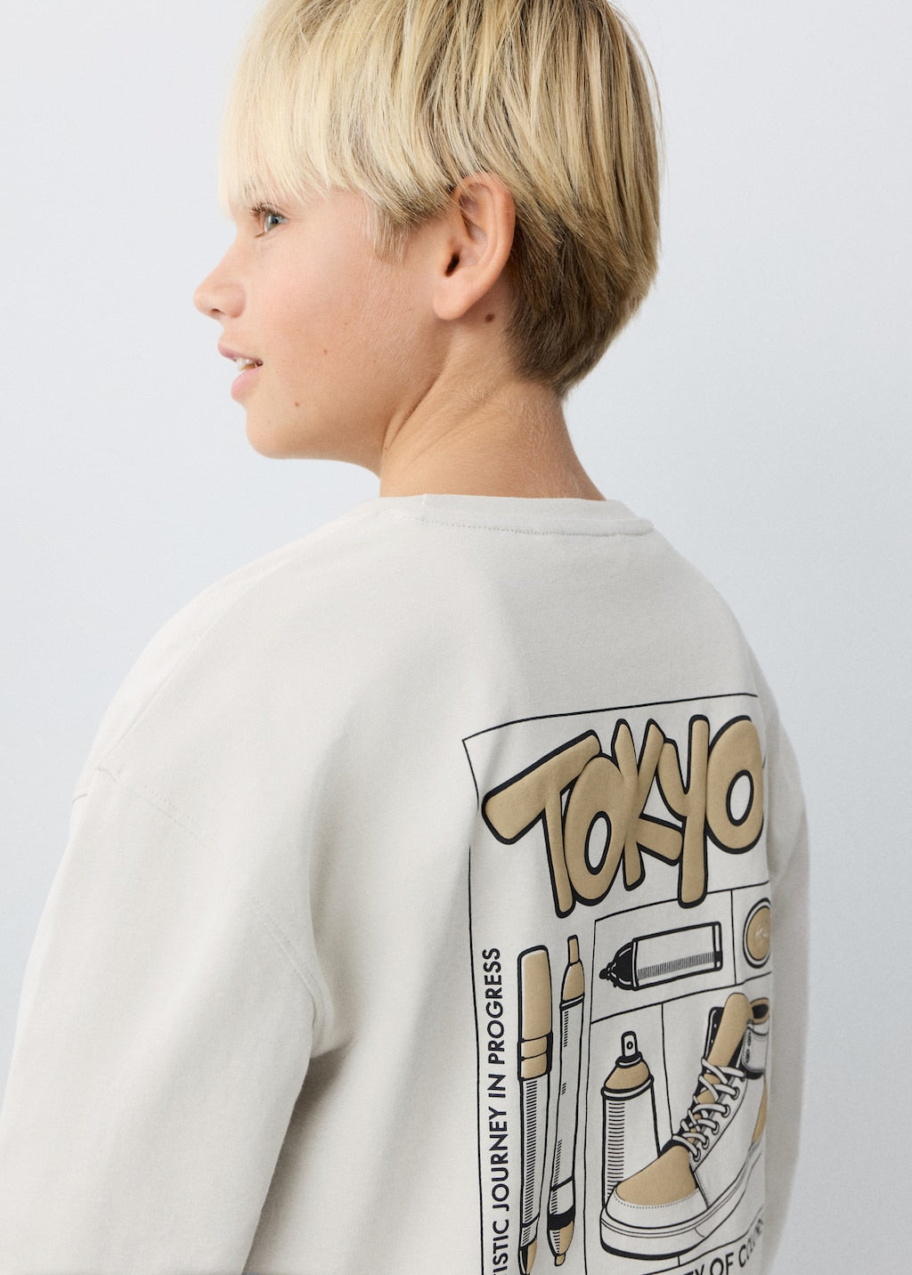 Mango t-shirt tokyo in ice - Image 4