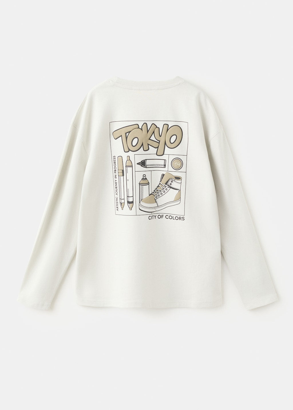 Mango t-shirt tokyo in ice - Image 6