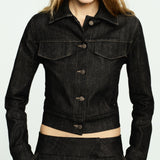 Mango jacket jolie in black - Image 1