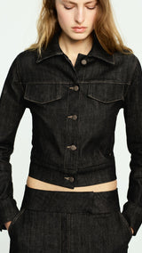 Mango jacket jolie in black - Image 1