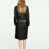 Mango jacket jolie in black - Image 5