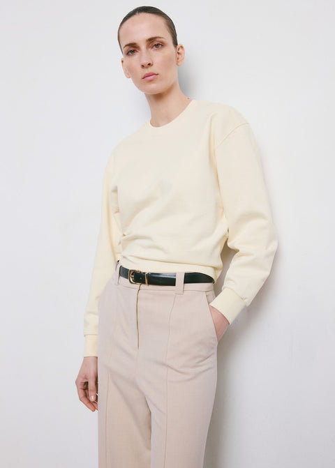 Mango sweatshirt kora in pastel yellow