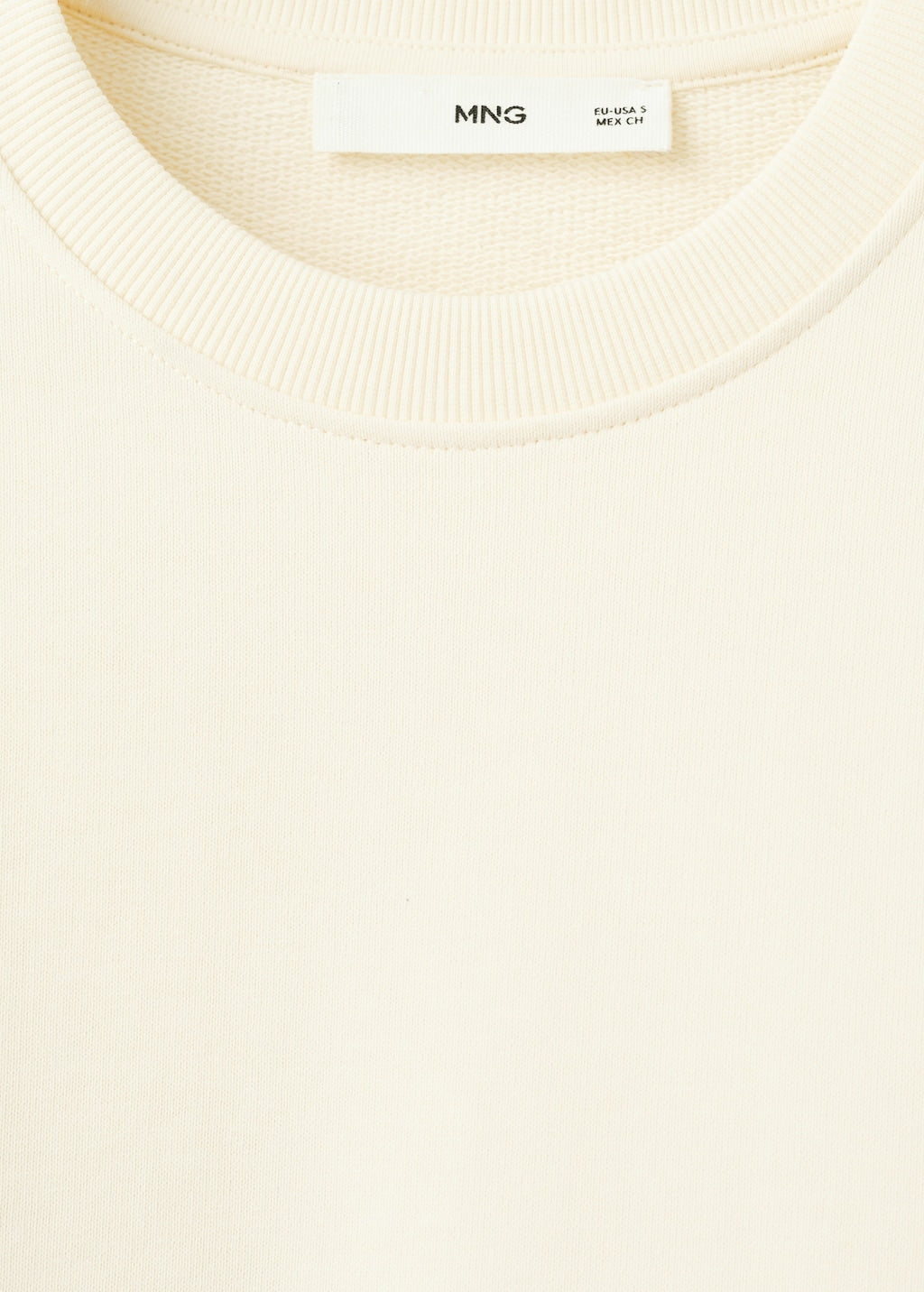 Mango sweatshirt kora in pastel yellow - Image 5