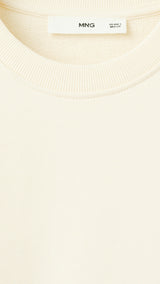 Mango sweatshirt kora in pastel yellow - Image 5