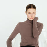Mango t-shirt abbie in taupe - Image 4